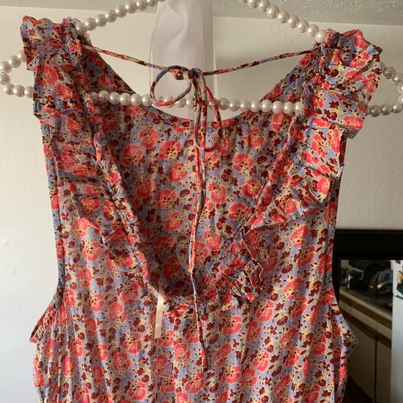 Free People I'm Your Favorite Mini Dress in Blue - Picture 11 of 15